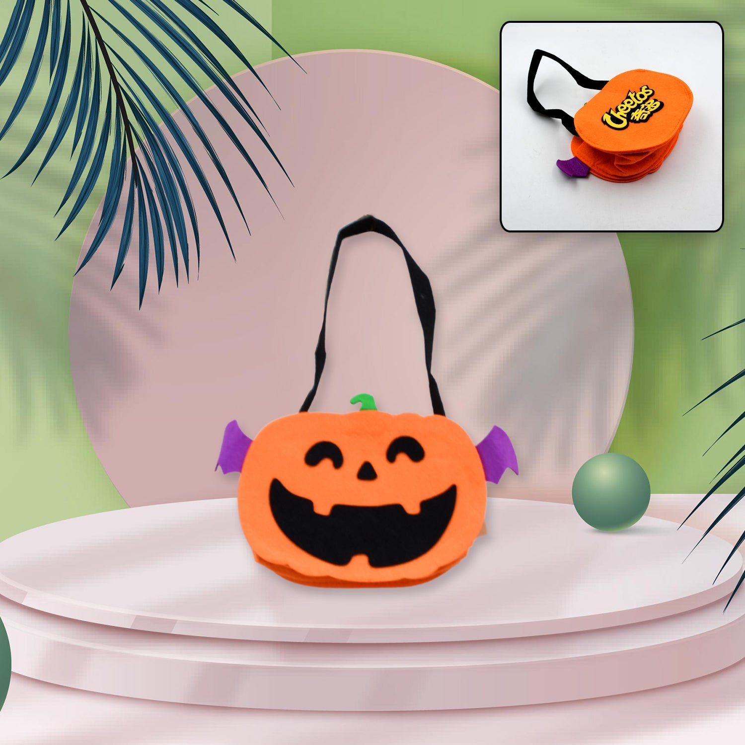 6929 Halloween Pumpkin Bags Non- Woven Candy Bags Trick or Treat Bags Portable Tote Bag Cartoon Goodie Handbag for Halloween Party Favors, Kids Gift Bag 6929 Halloween Pumpkin Bags Non- Woven Candy Bags Trick or Treat Bags Portable Tote Bag Cartoon Goodie Handbag for Halloween Party Favors, Kids Gift Bag